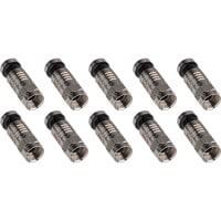 F RG-6 Compression Connectors 10-Pack